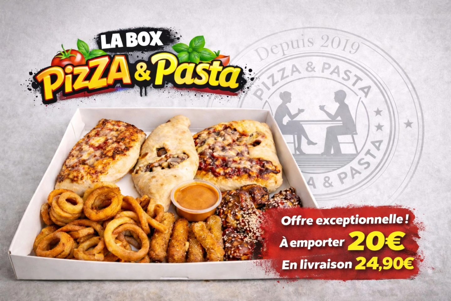 Box Pizza&Pasta - Offre Spéciale Janvier